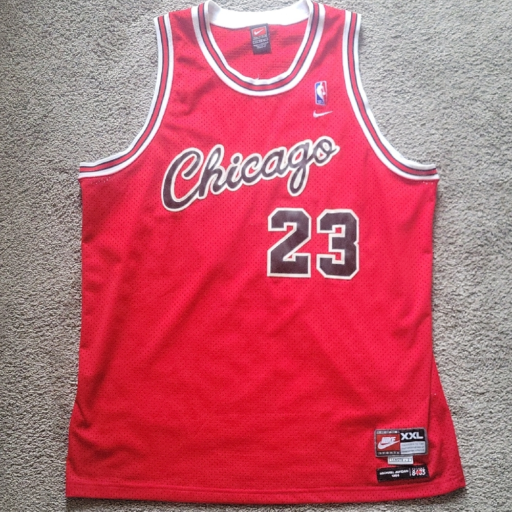 1984 Rookie MICHAEL JORDAN Nike Chicago Bulls Red Jersey